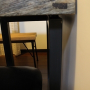 ダオ一枚板と2Wayアイアンレッグのダイニングテーブル画像9