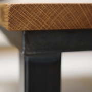 オーク&アイアンレッグのローテーブルこたつ仕様画像3