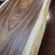 モンキーポッド一枚板とオーク2Way木脚のダイニングテーブル画像2