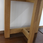 モンキーポッド一枚板とオーク2Way木脚のダイニングテーブル画像3