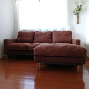 DEE SOFA 3P-3ブロック-/ダークブラウン/オーク脚画像2