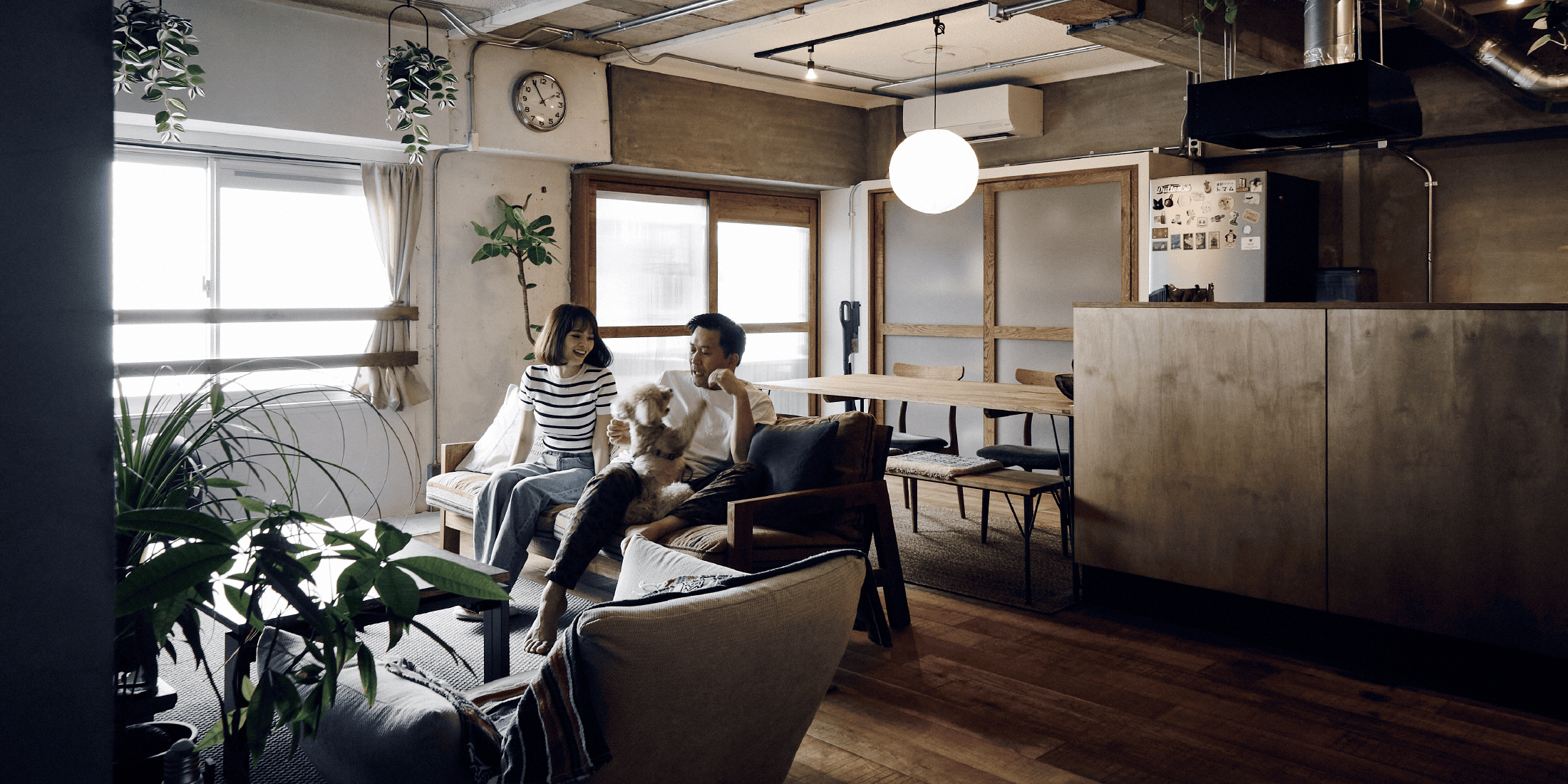 「電気配管を見せるレイアウトがカッコイイ。」｜HOUSE RENOVATION｜ 豊中市 S様邸